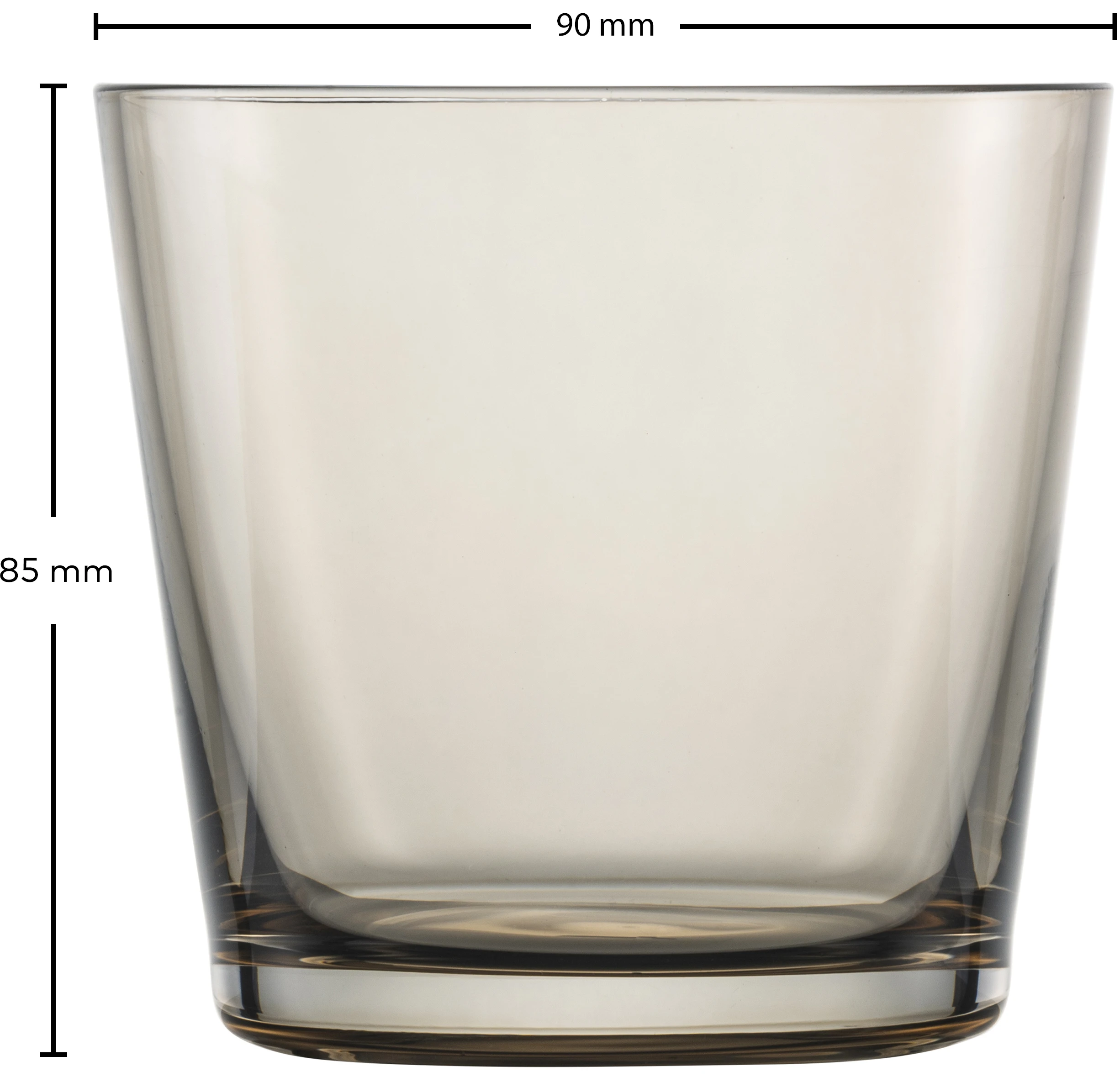 Wasserglas Klein Taupe Together – Bild 3